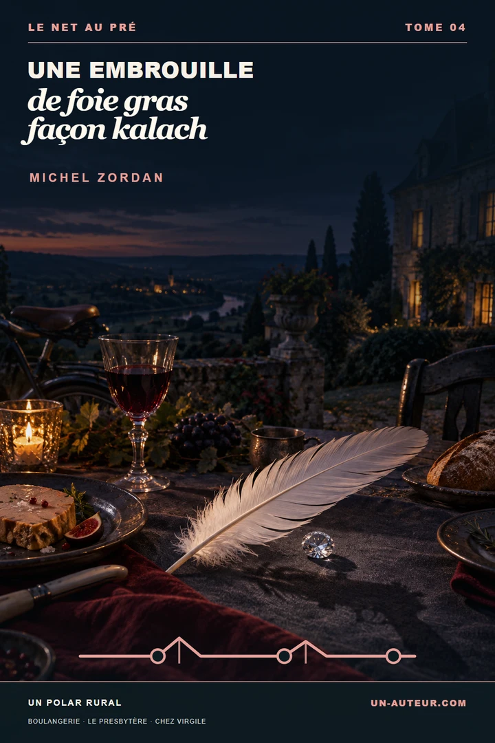 Couverture de Une embrouille de foie gras façon kalach, tome 4 du Net au pré