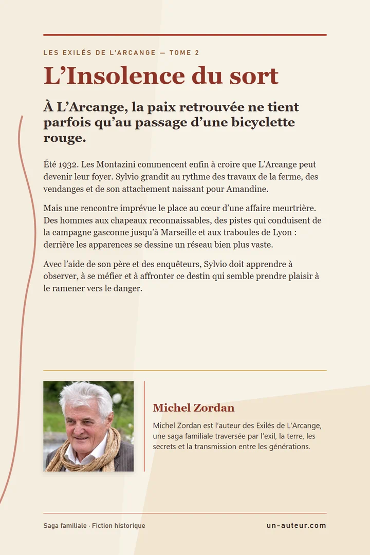 Quatrième de couverture du tome 2